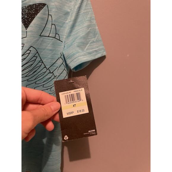 Under Armour NWT Toddler Blue T-Shirt Size 4t - Picture 3 of 4